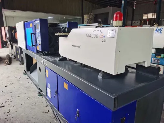 Secondhand Plastic Injection Machine 90ton Supplier Plastic Injection Mold Maker Ma 900 Plastic Auxiliary Machinery